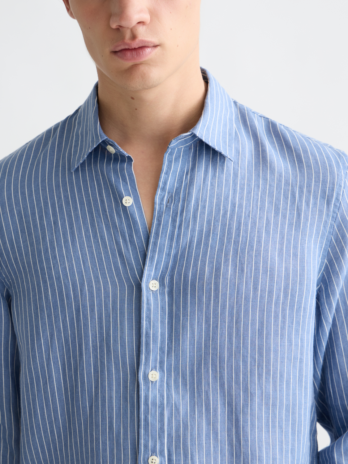 Linen striped shirt