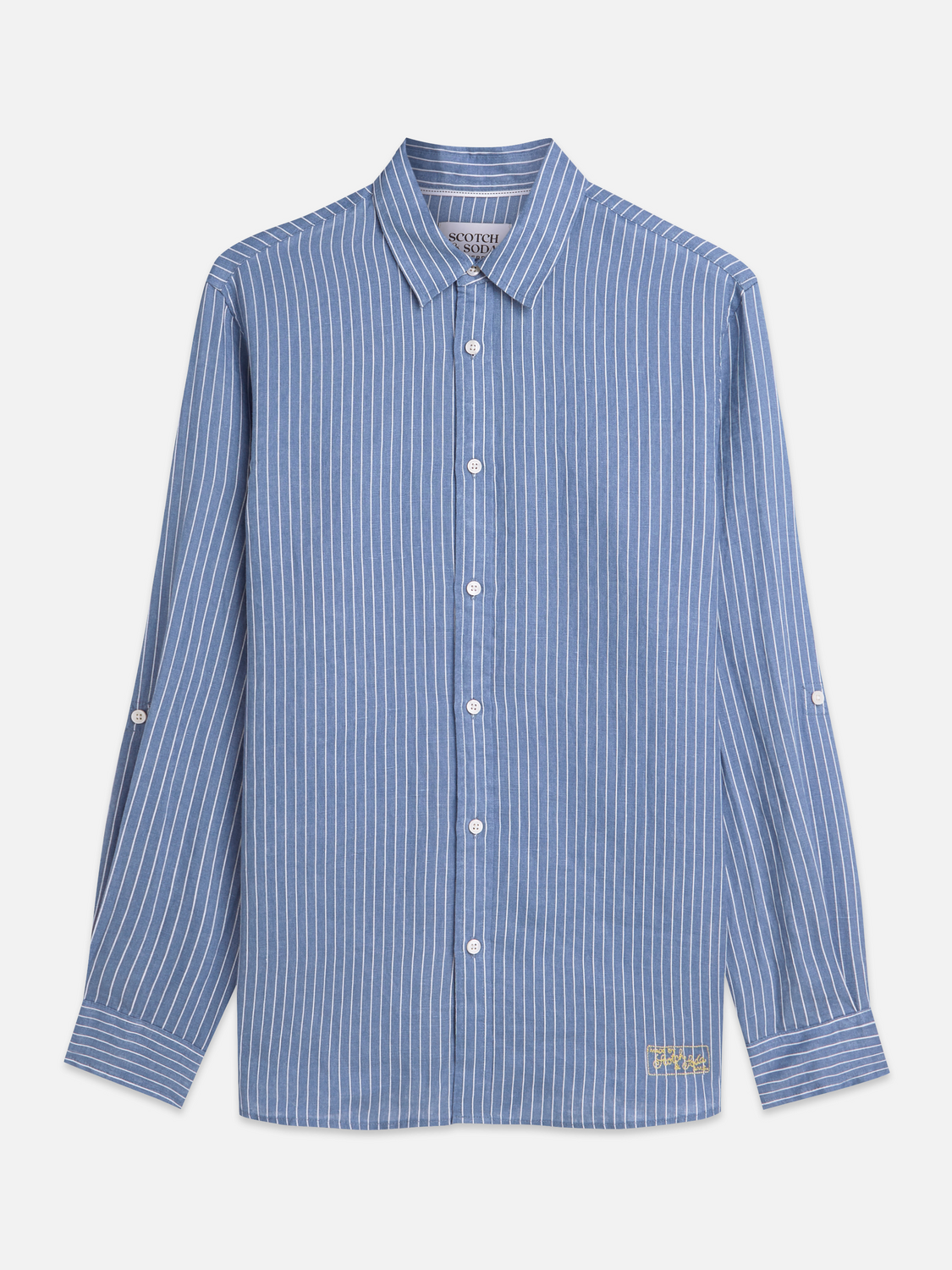 Linen striped shirt – Scotch & Soda Amsterdam