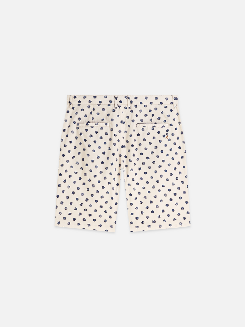 Stuart printed cotton chino shorts