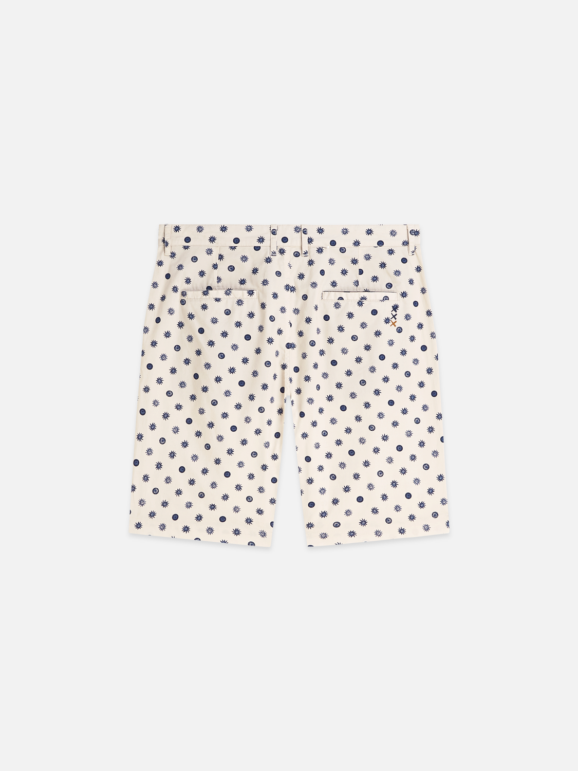 Stuart printed cotton chino shorts