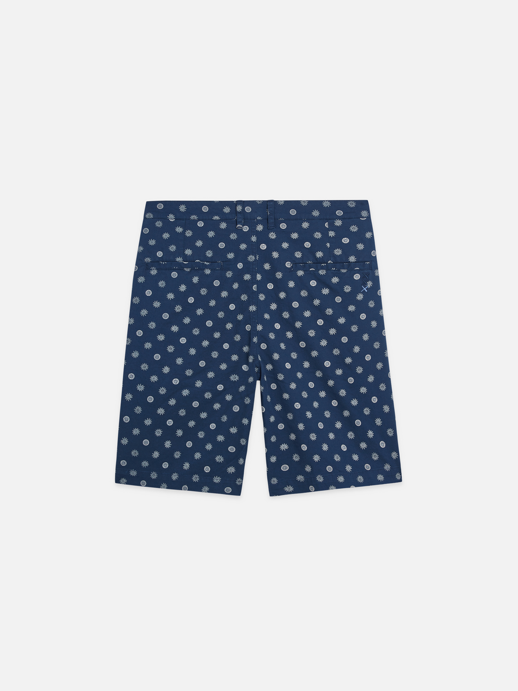 Stuart printed cotton chino shorts