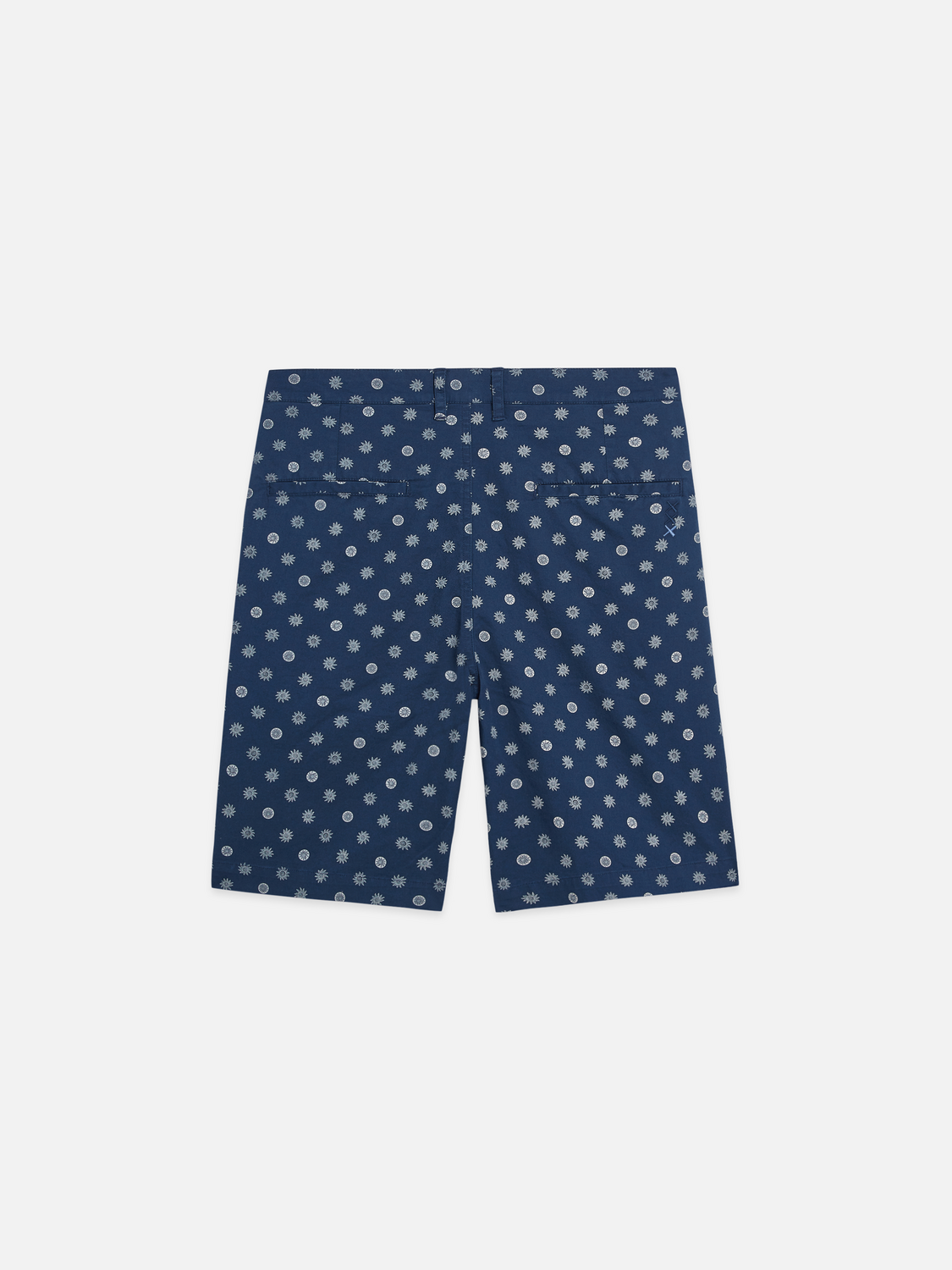Stuart printed cotton chino shorts