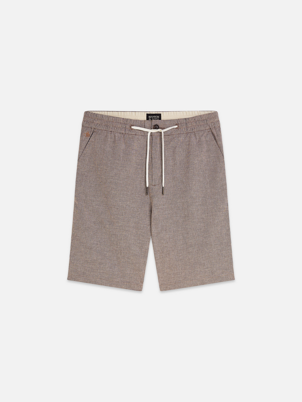 Fave cotton-linen bermuda shorts