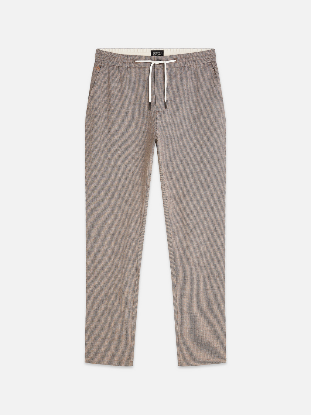 Warren yarndyed cotton/linen regular straightfit jogger