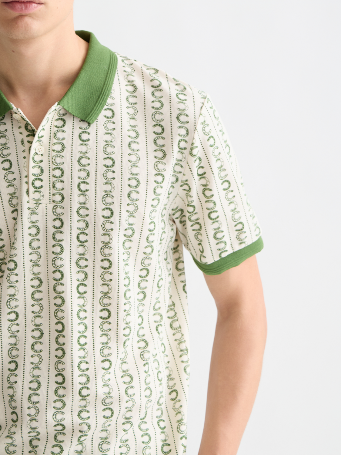 Printed polo