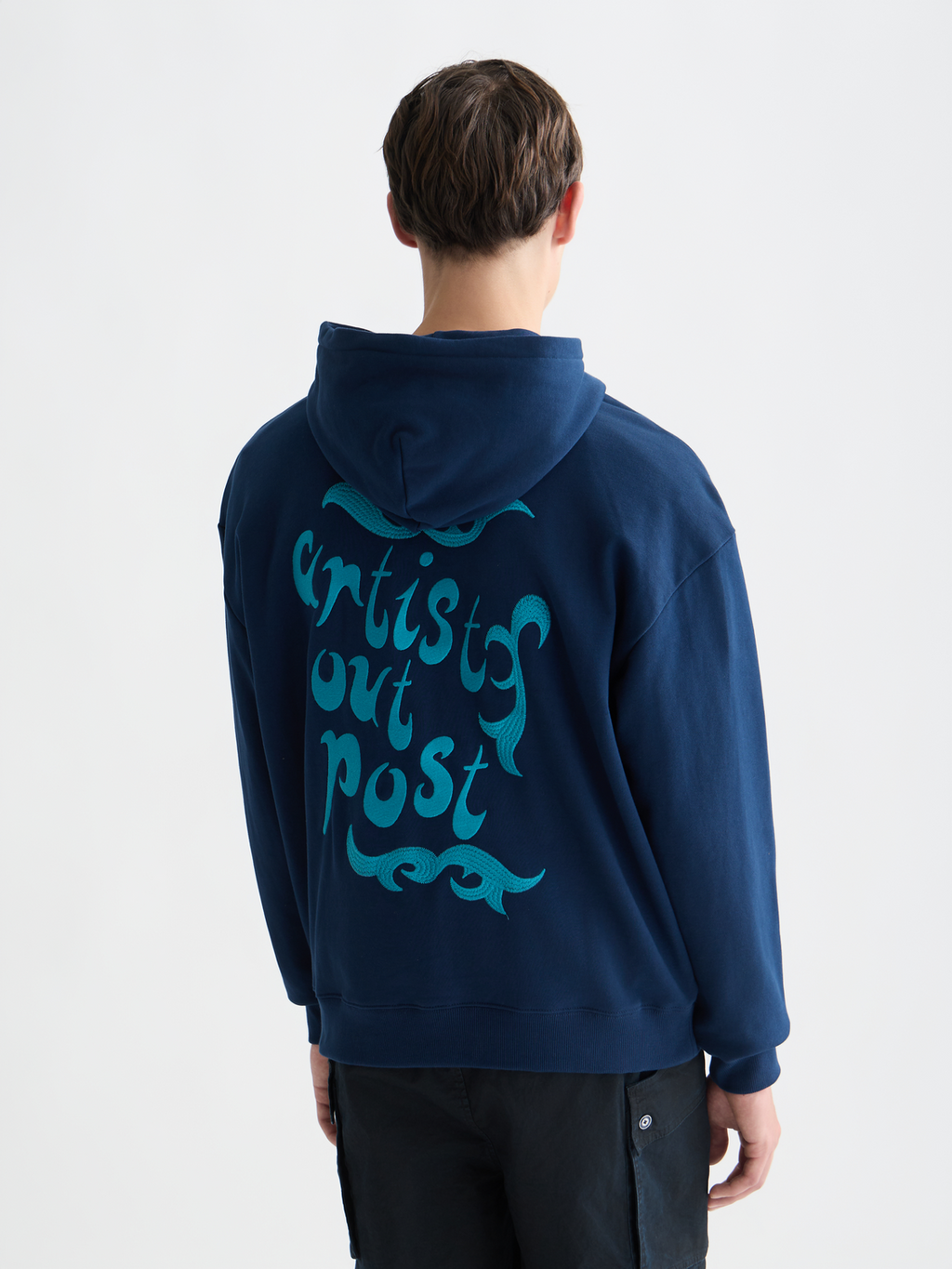 Artwork loose hoodie