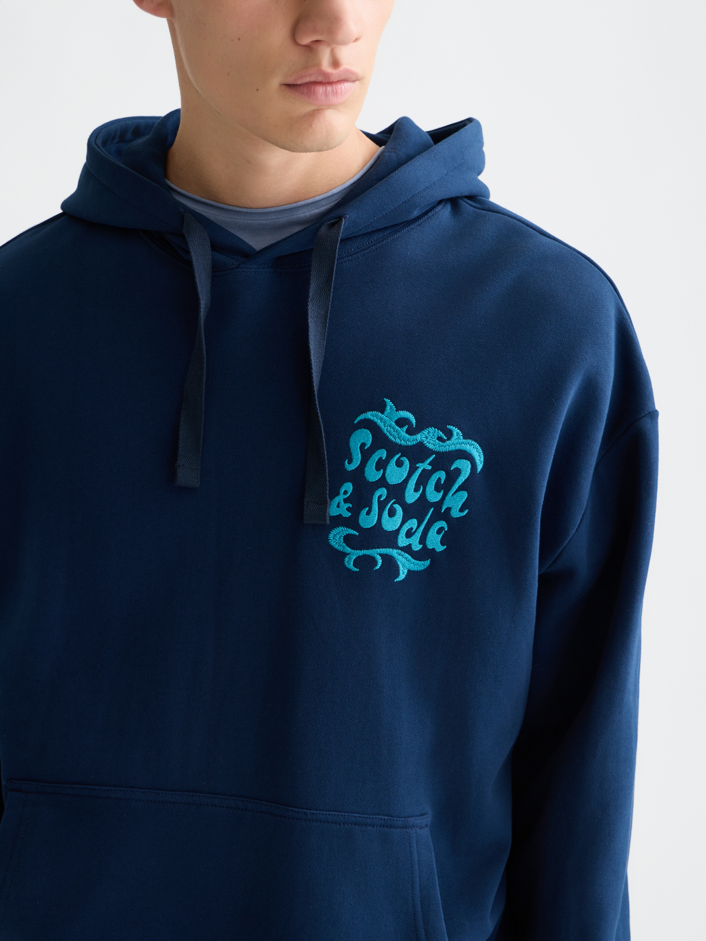 Artwork loose hoodie