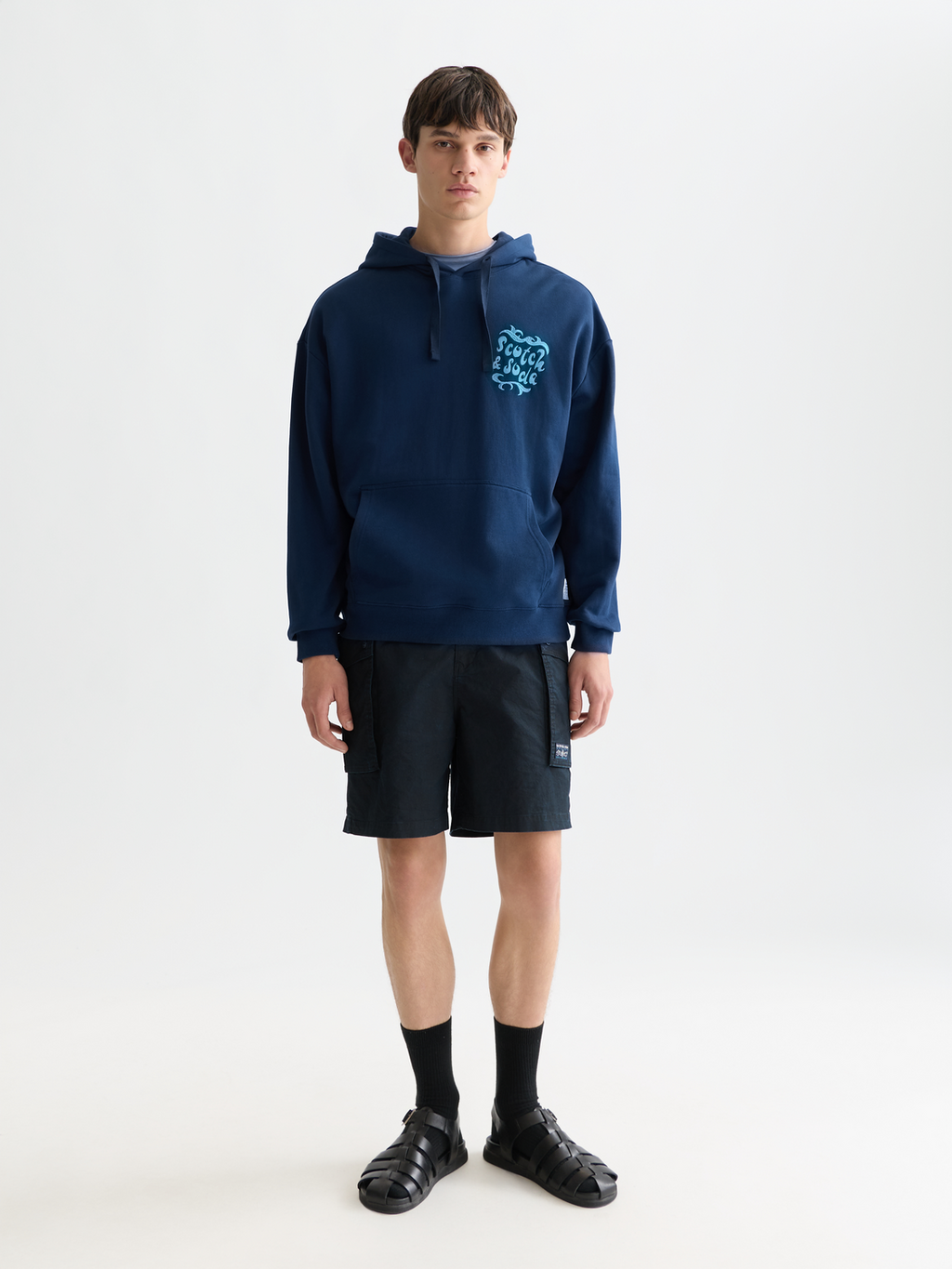 Artwork loose hoodie