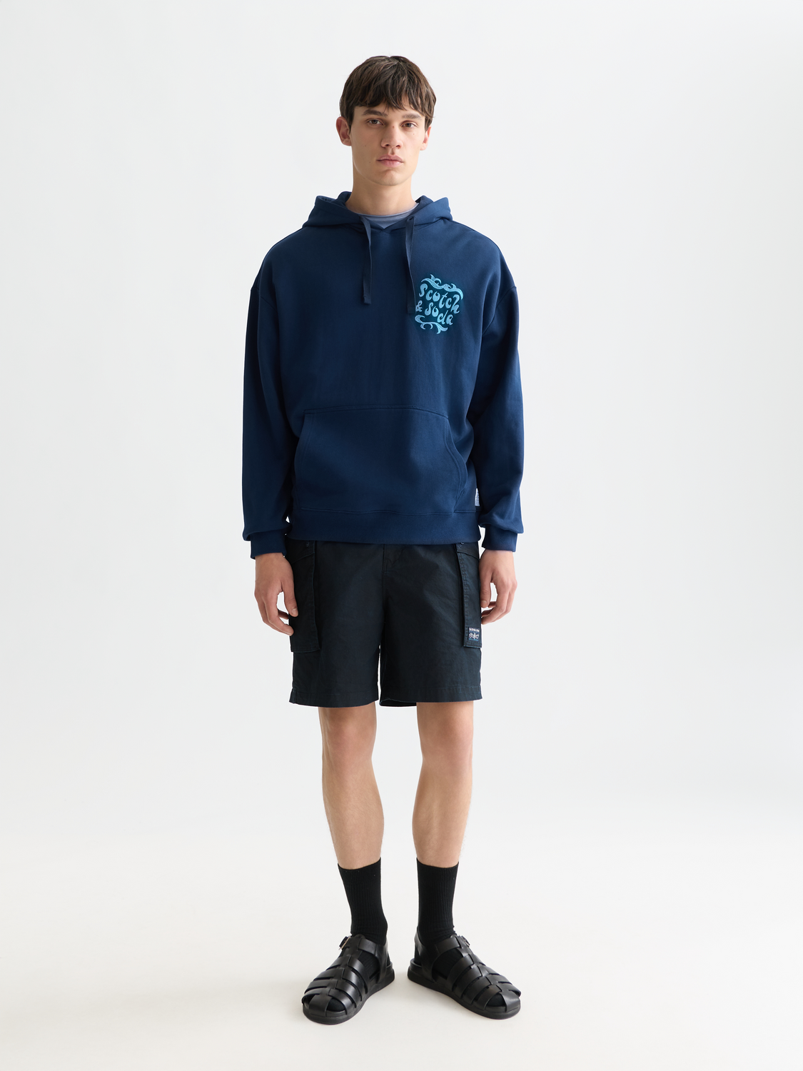 Artwork loose hoodie