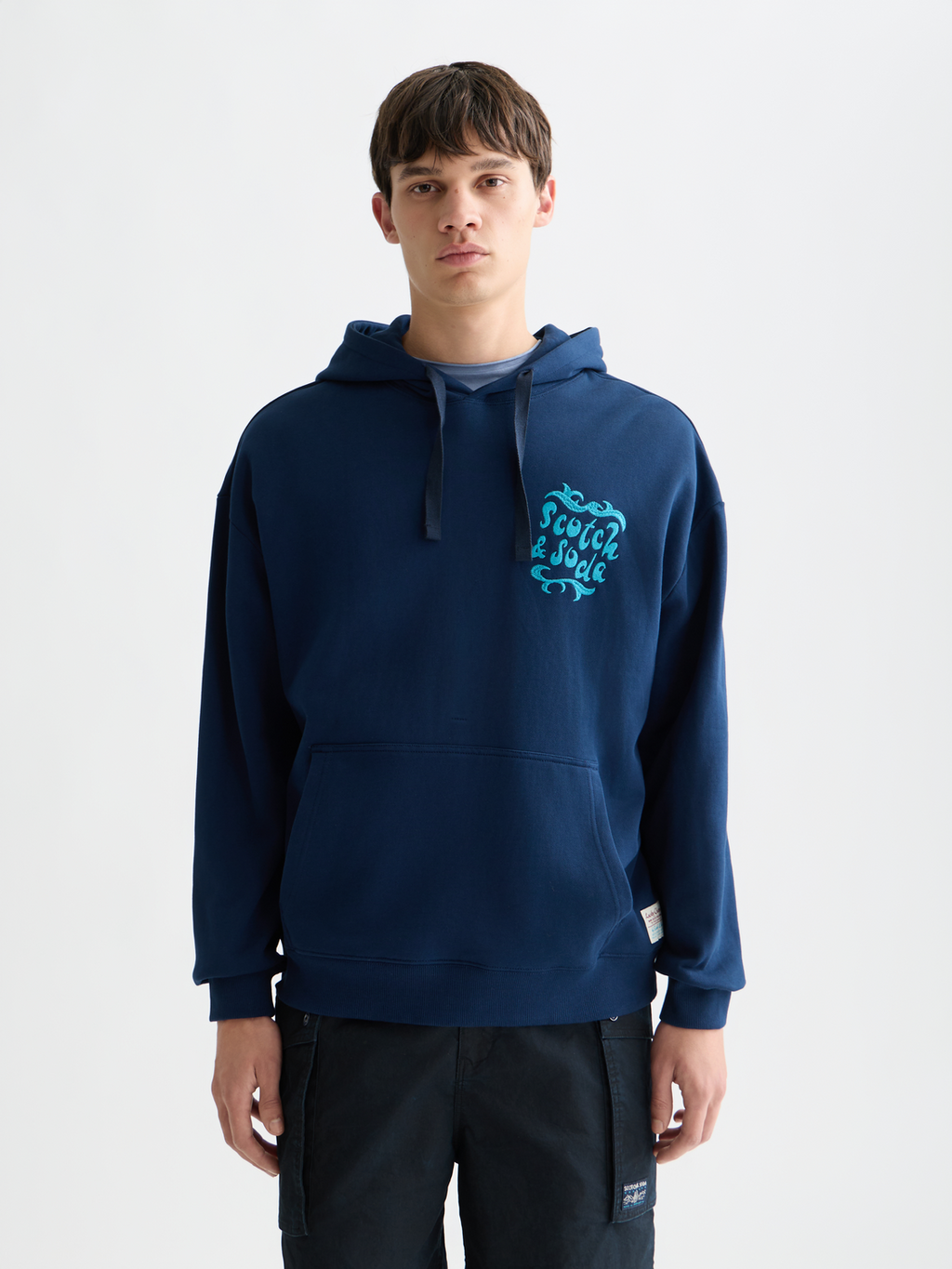 Artwork loose hoodie