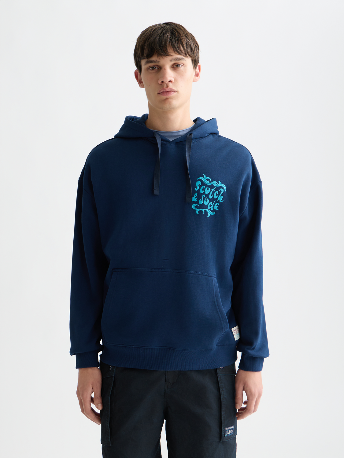Artwork loose hoodie