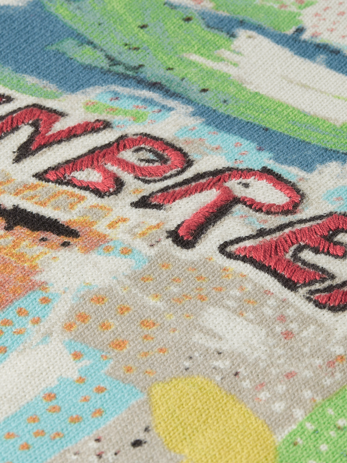 Basquiat printed loose pullover