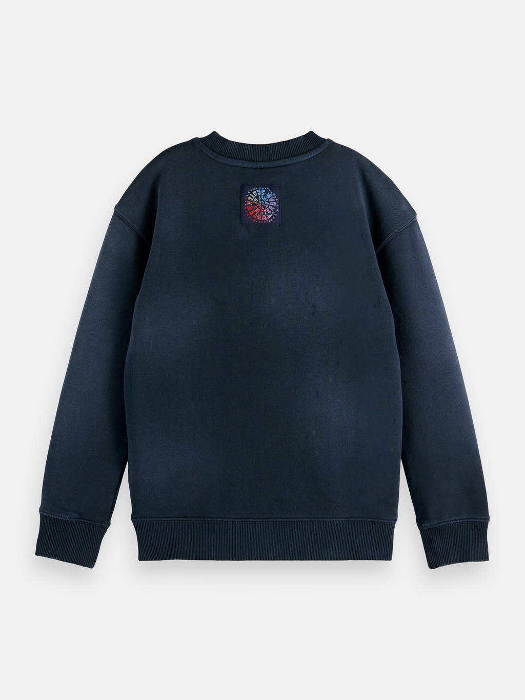 Front artwork relaxed fit washed sweatshirt