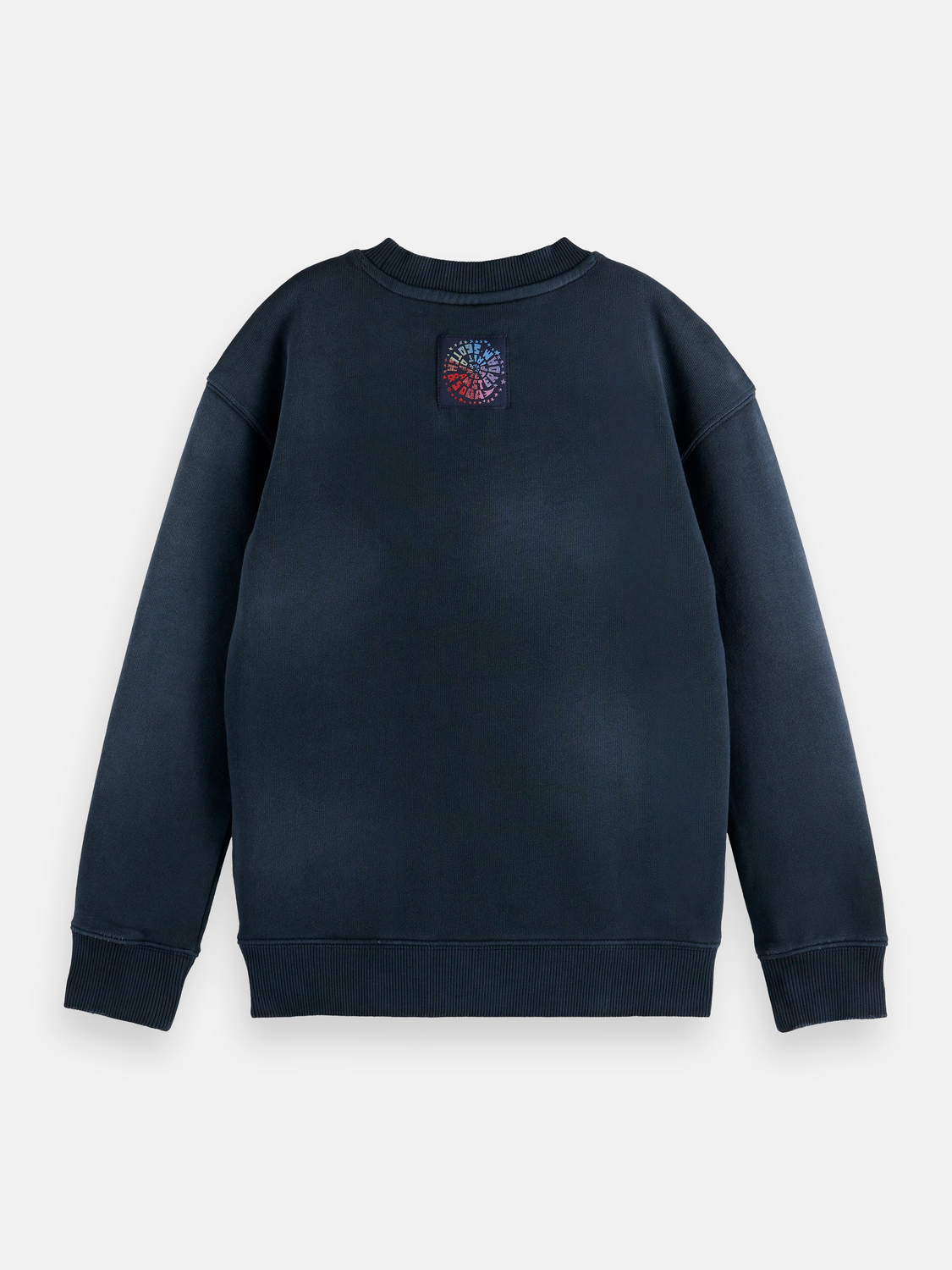 Front artwork relaxed fit washed sweatshirt