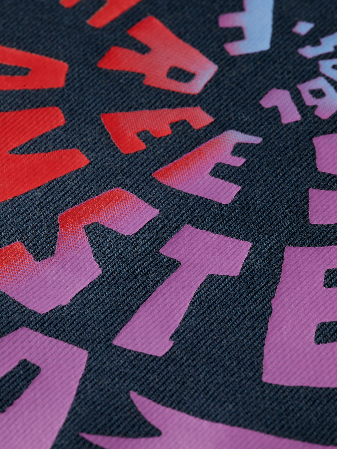 Front artwork relaxed fit washed sweatshirt