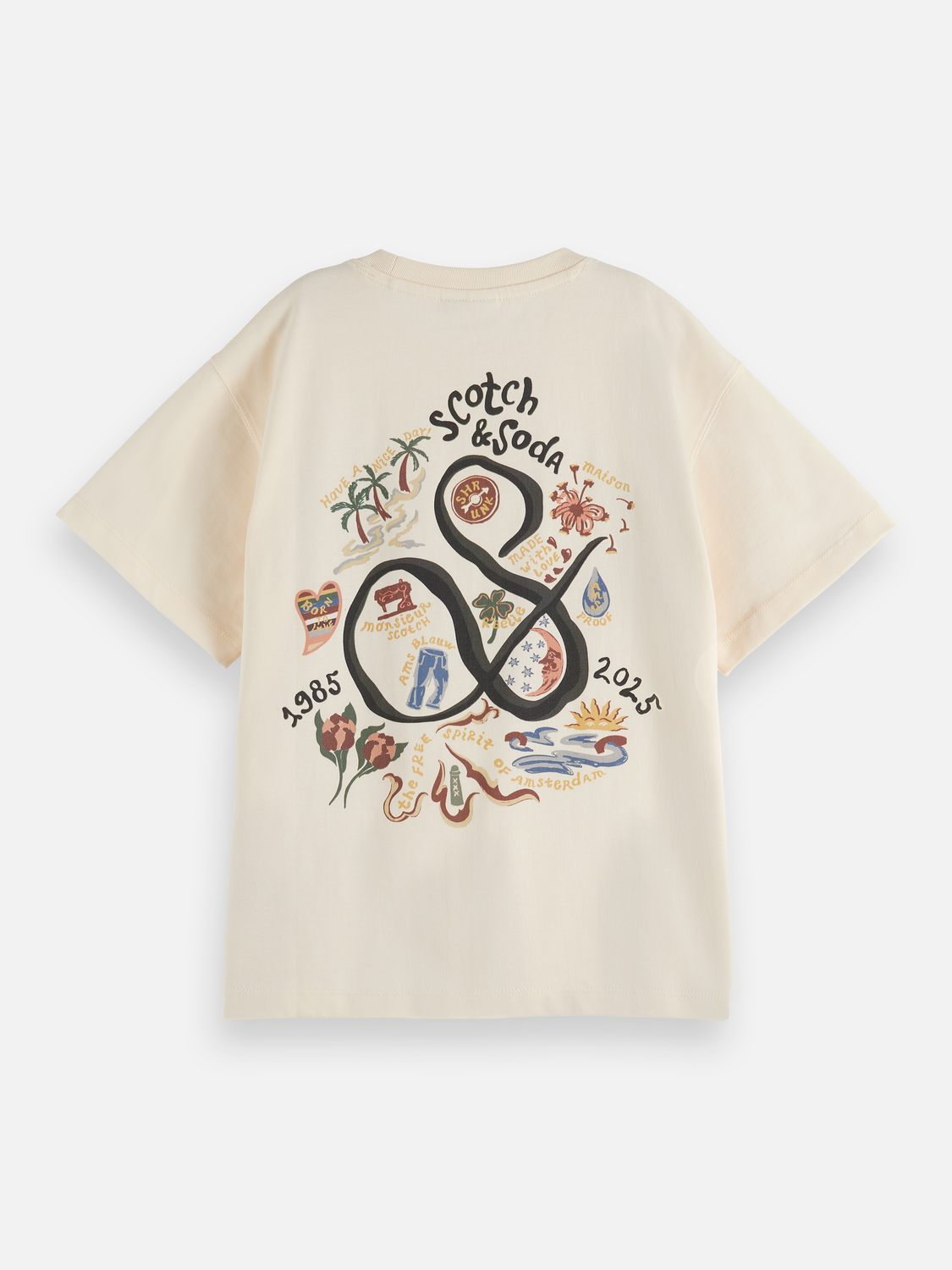 The 40th anniversary relaxed fit embroidery T-shirt