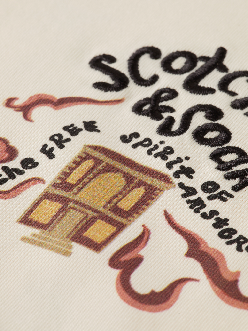 The 40th anniversary relaxed fit embroidery T-shirt