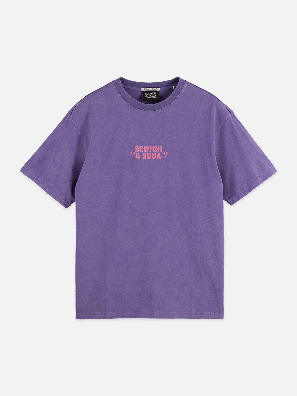 artwork relaxed snow-washed T-shirt