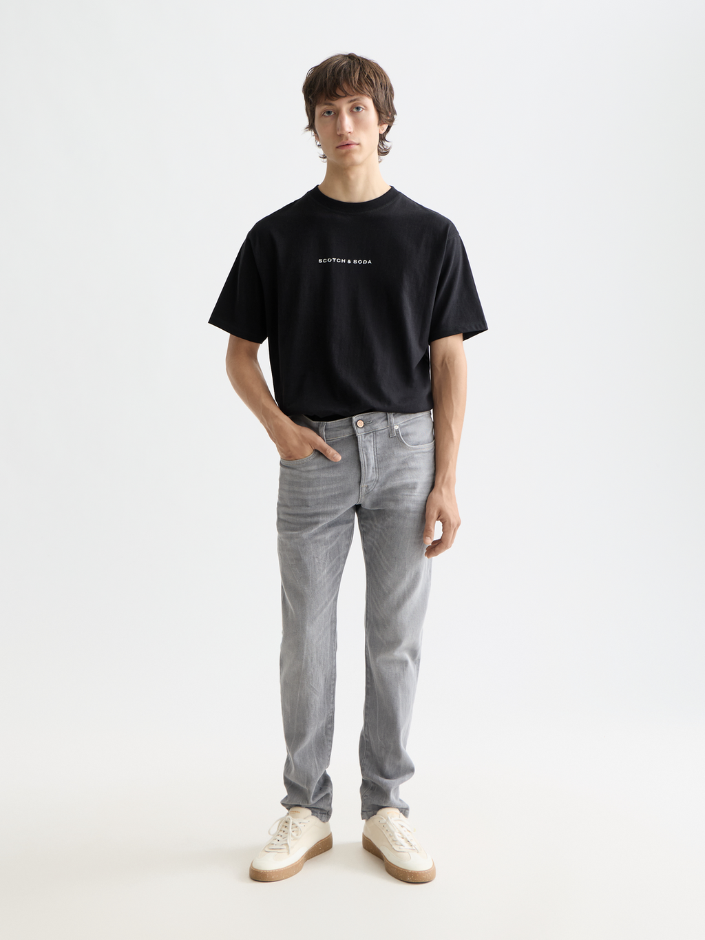 Ralston regular slim jeans – Grey Sands
