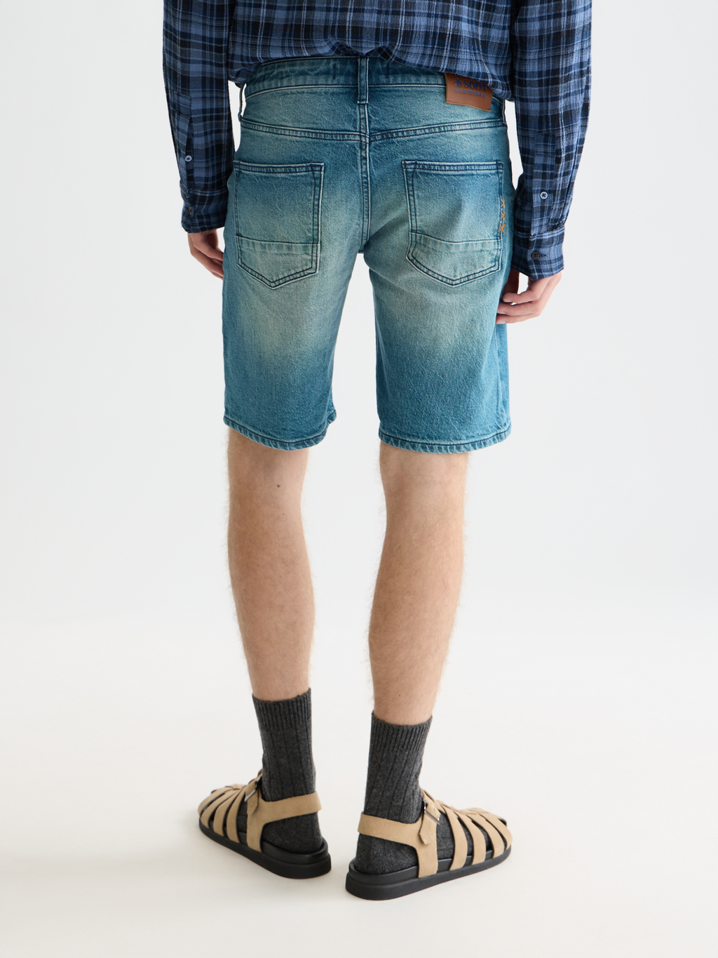 Ralston slim denim short