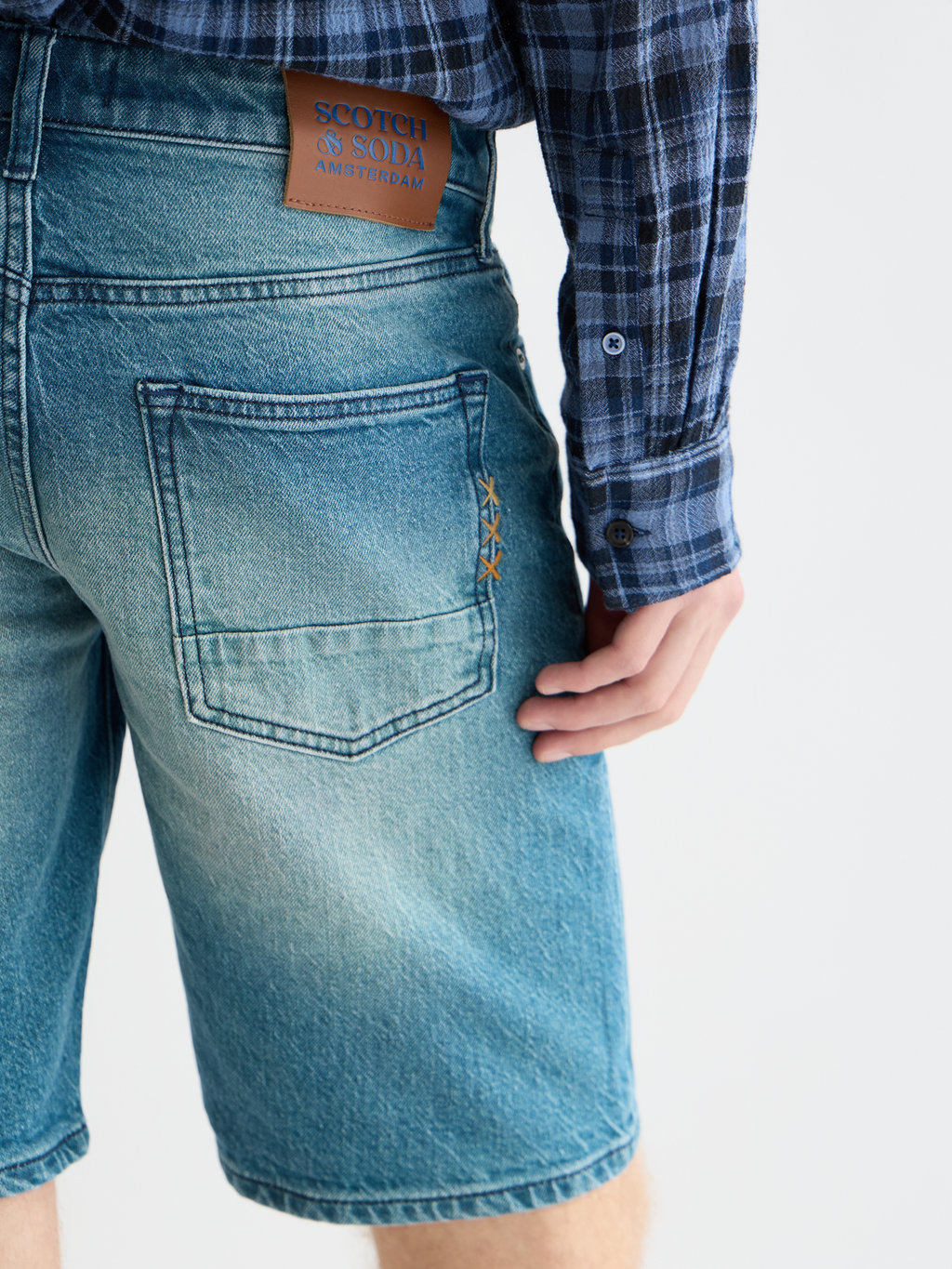 Ralston slim denim short