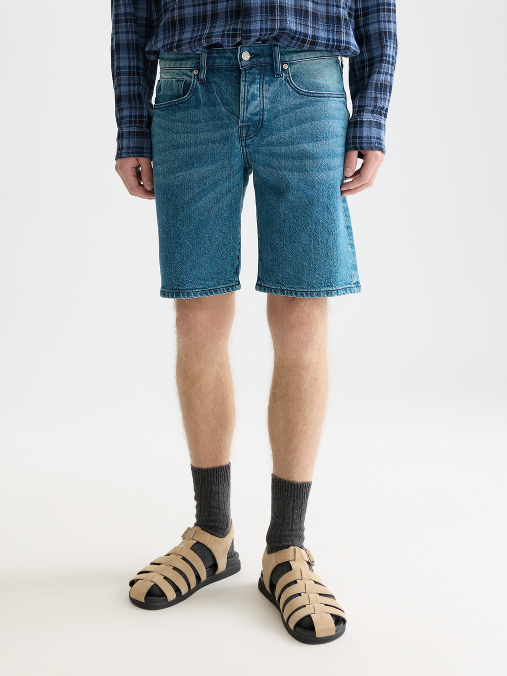 Ralston slim denim short
