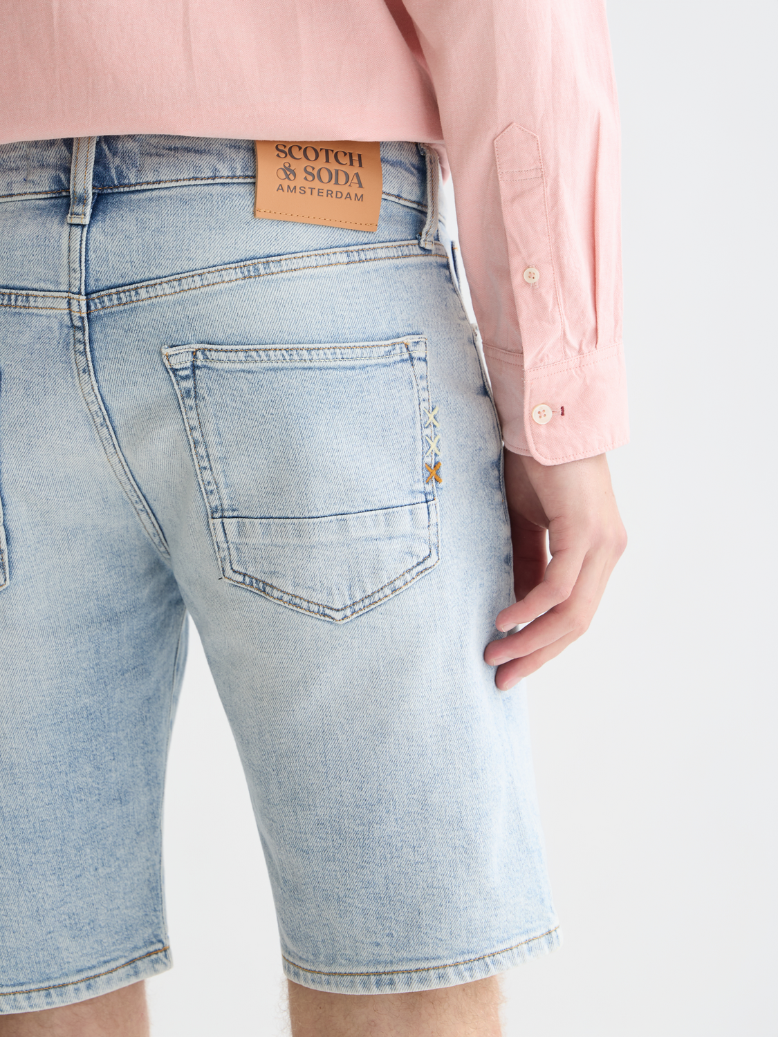 Ralston slim denim short