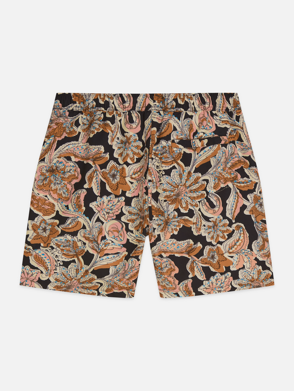 Printed midlength swim shorts