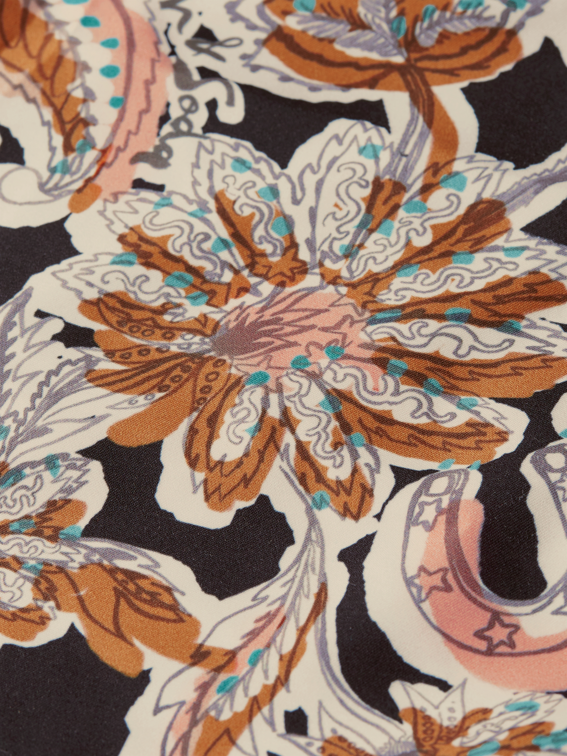 Printed midlength swim shorts