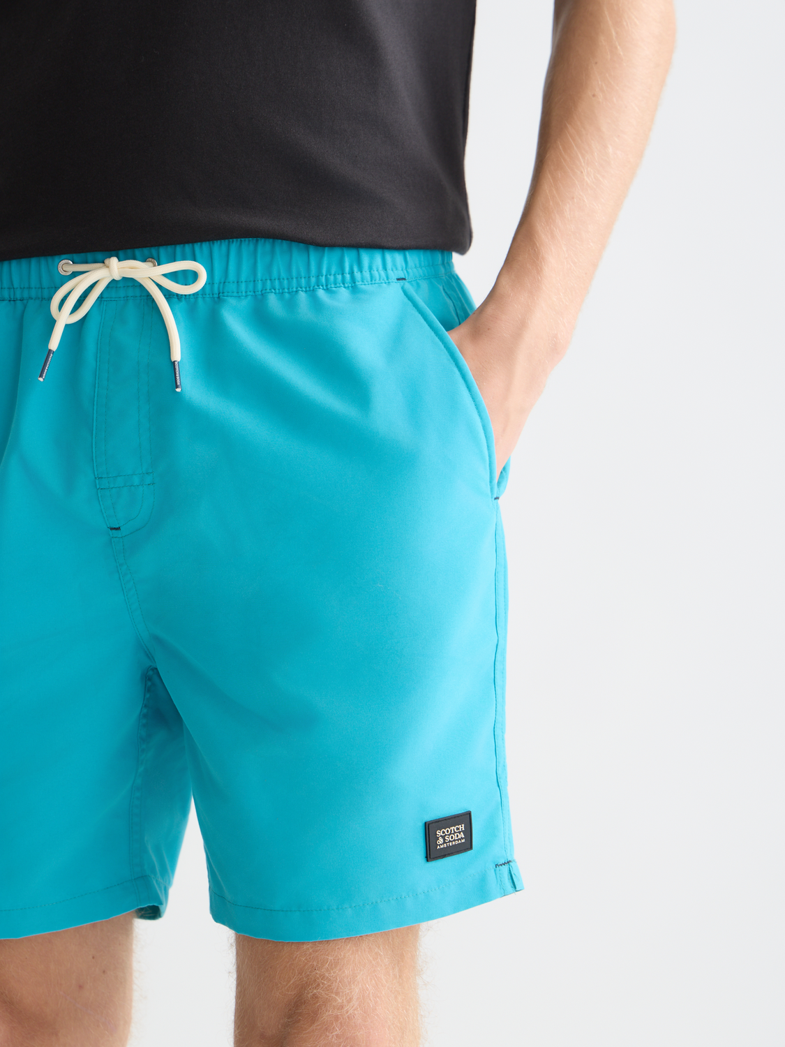 Magic printed mid-length swim shorts