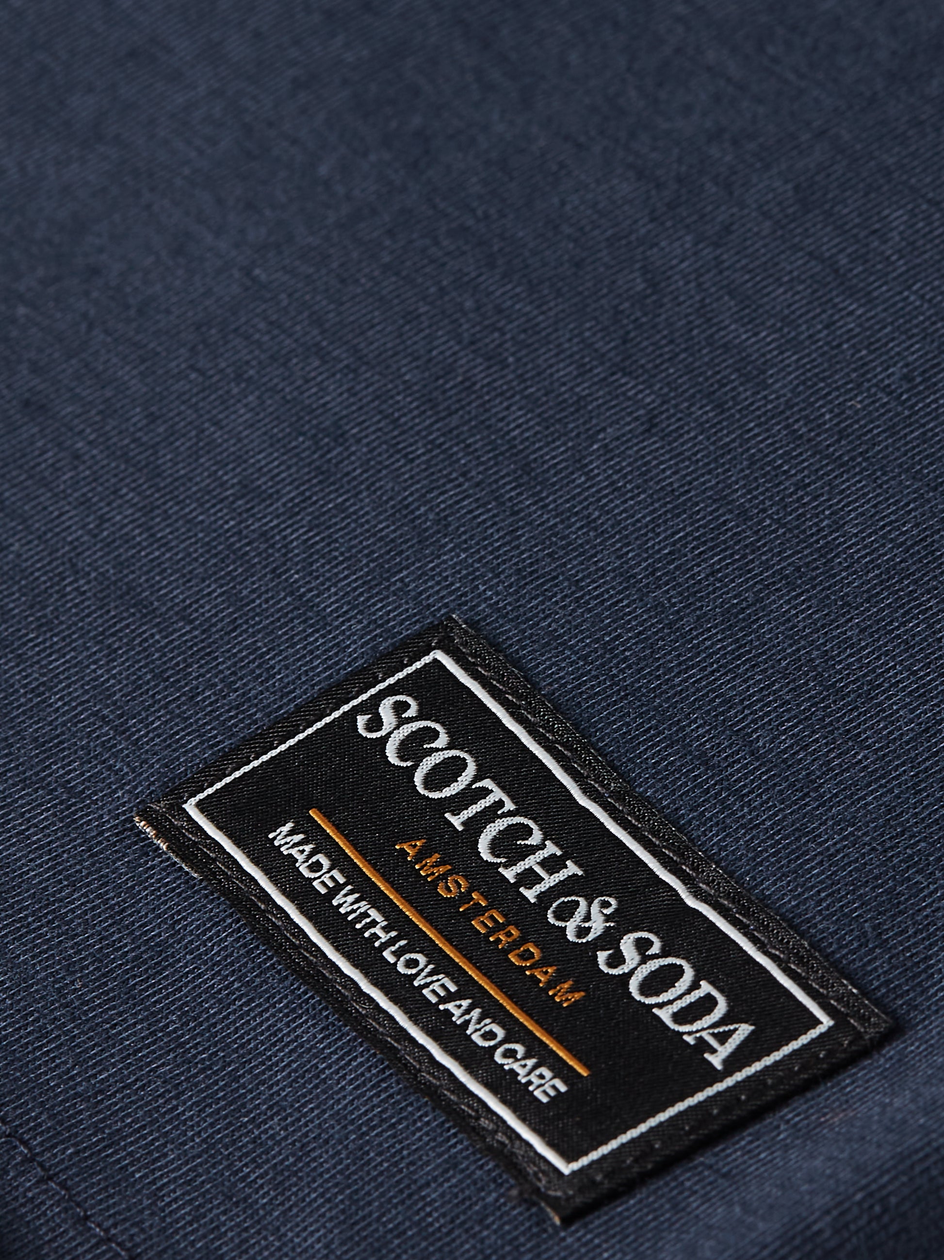 CORE raw-edged relaxed-fit garment-dyed T-shirt