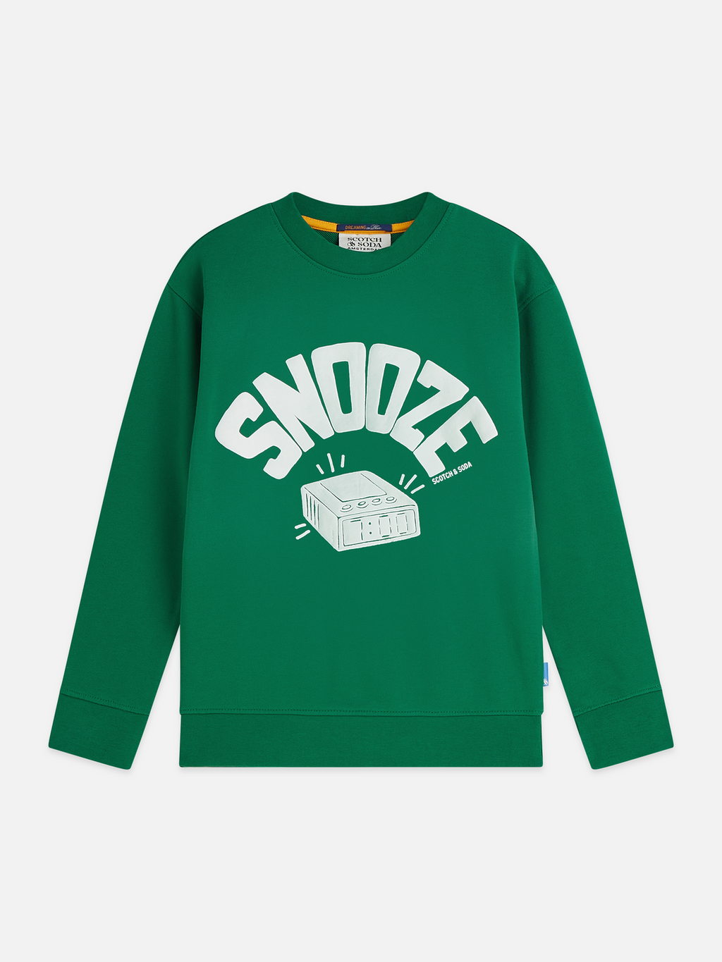 Front artwork washed relaxedfit sweatshirt