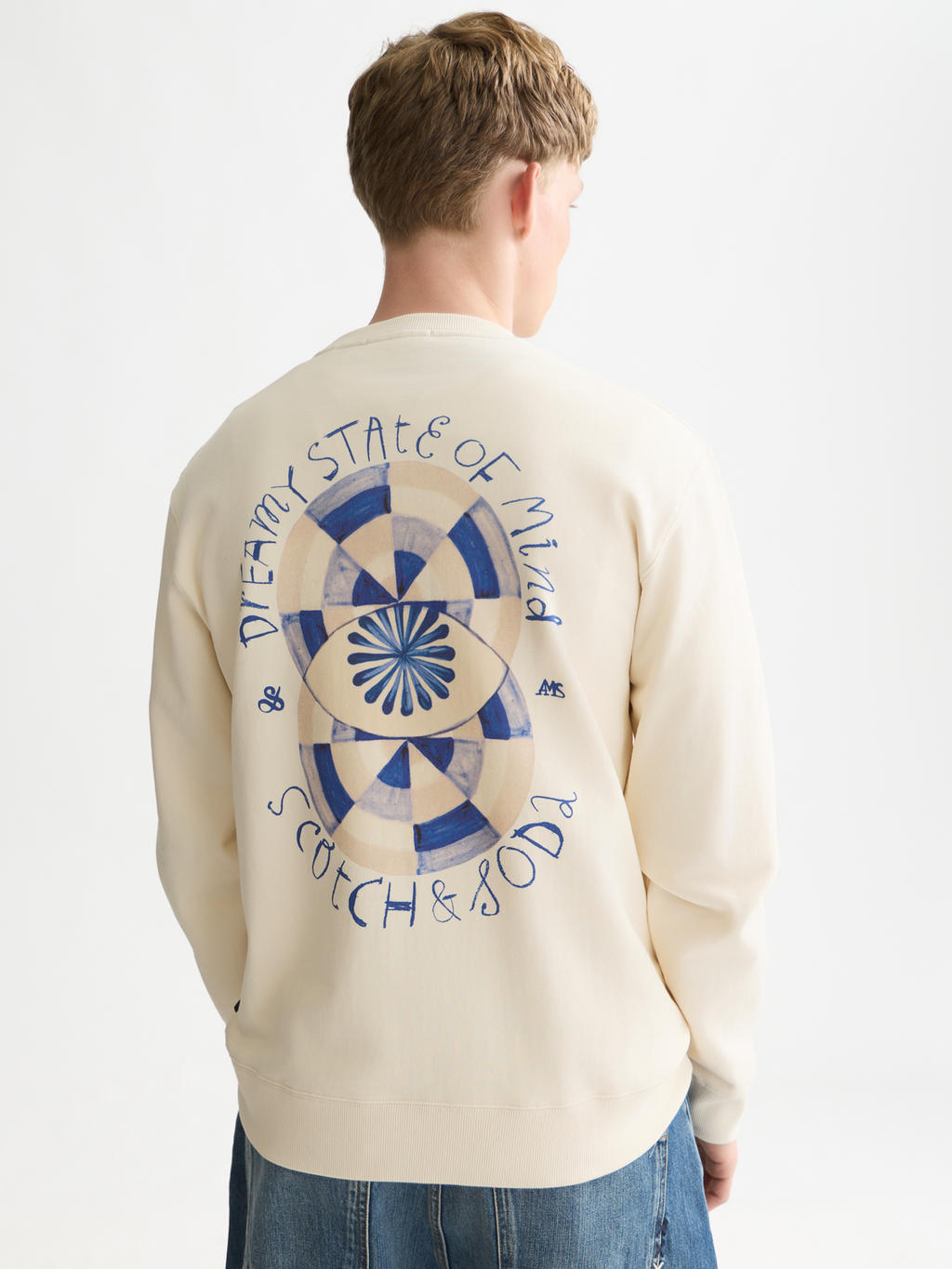 Printed Artwork Cotton Sweatshirt