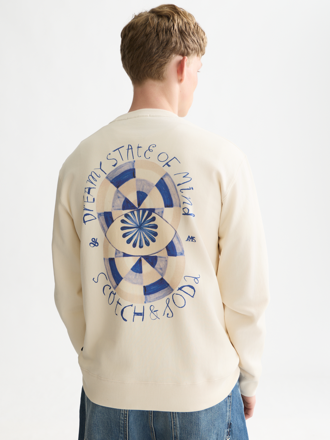 Printed Artwork Cotton Sweatshirt