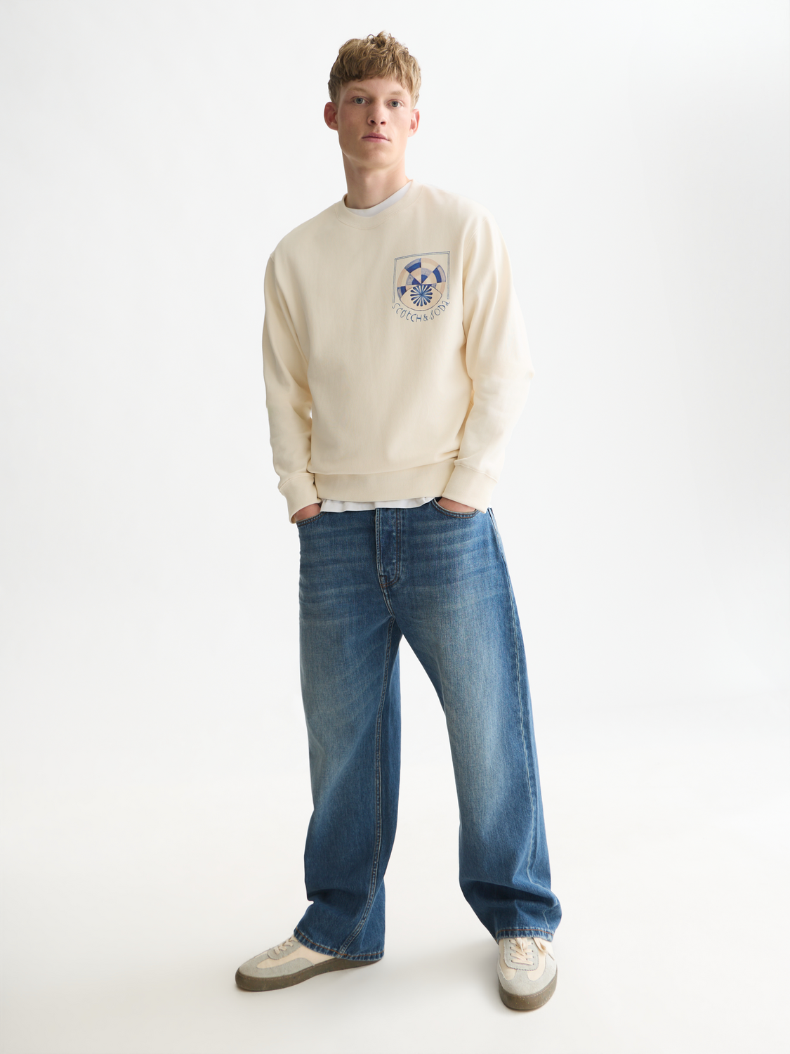 Printed Artwork Cotton Sweatshirt