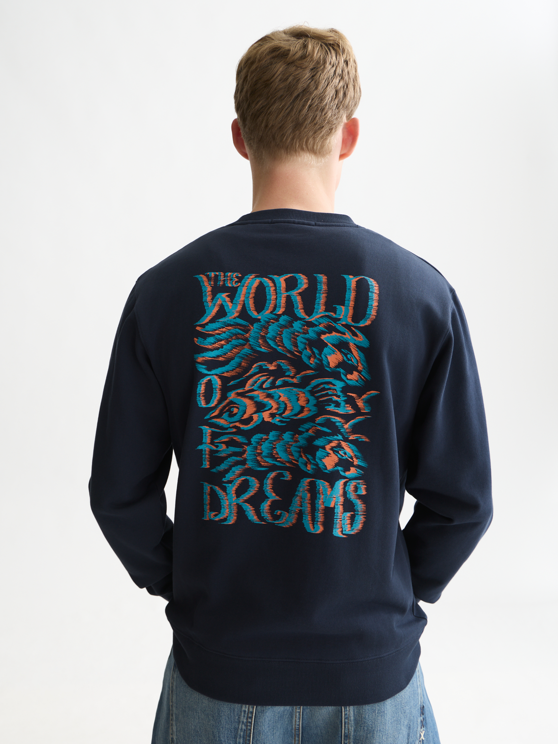 Printed Artwork Cotton Sweatshirt
