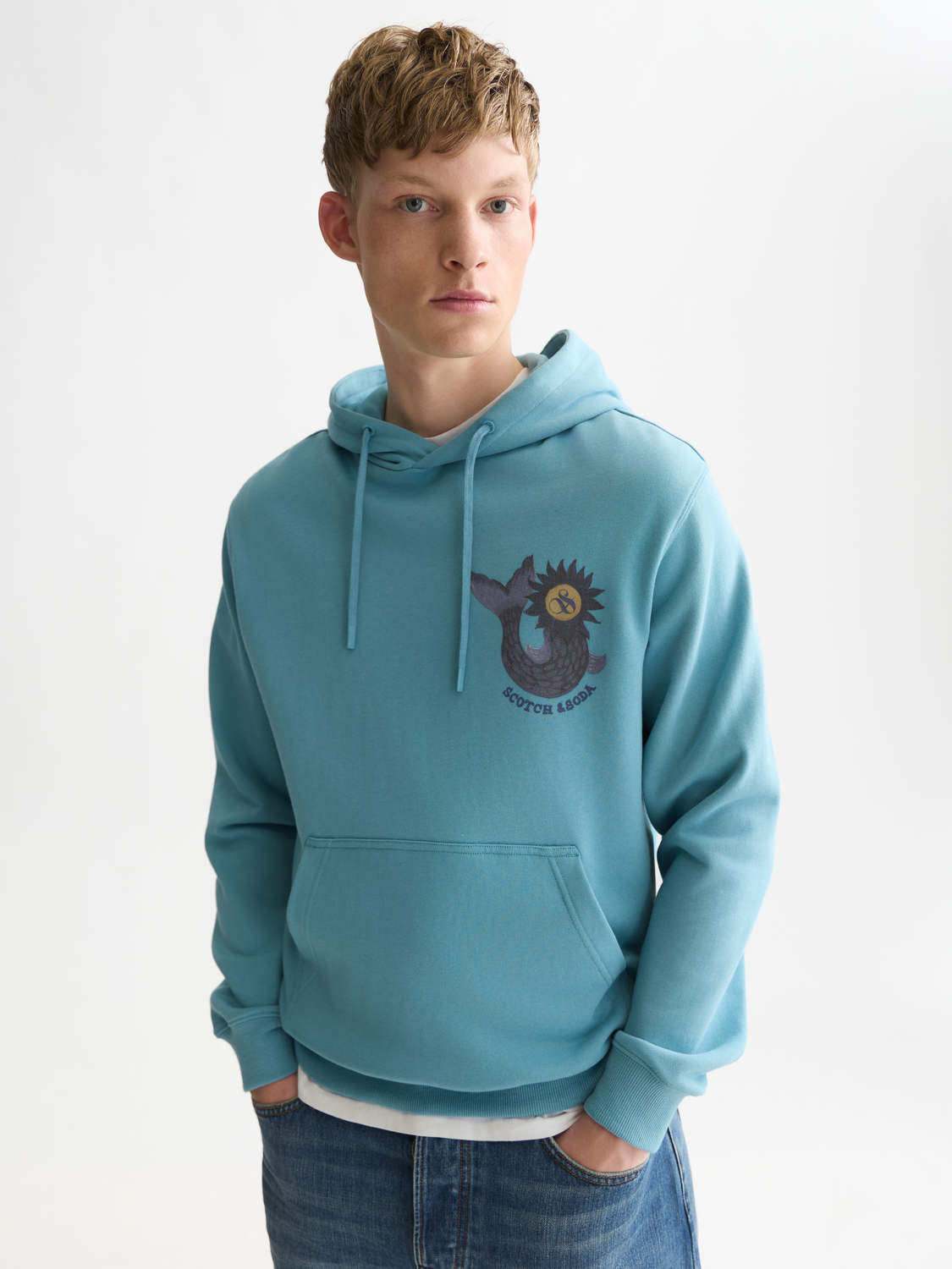 Printed Artwork Cotton Hoodie