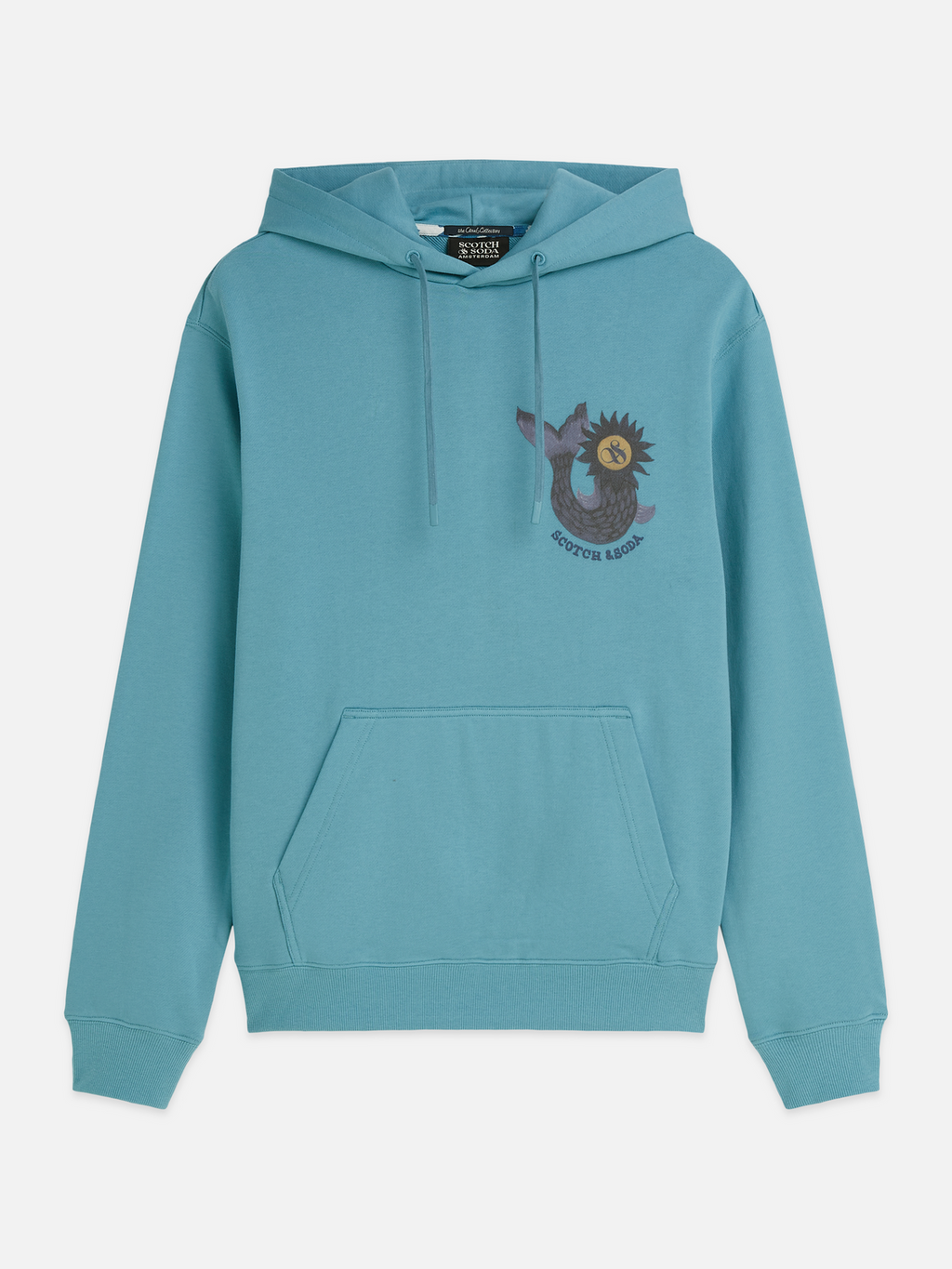 Printed Artwork Cotton Hoodie