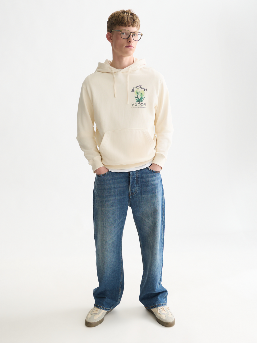 Printed Artwork Cotton Hoodie