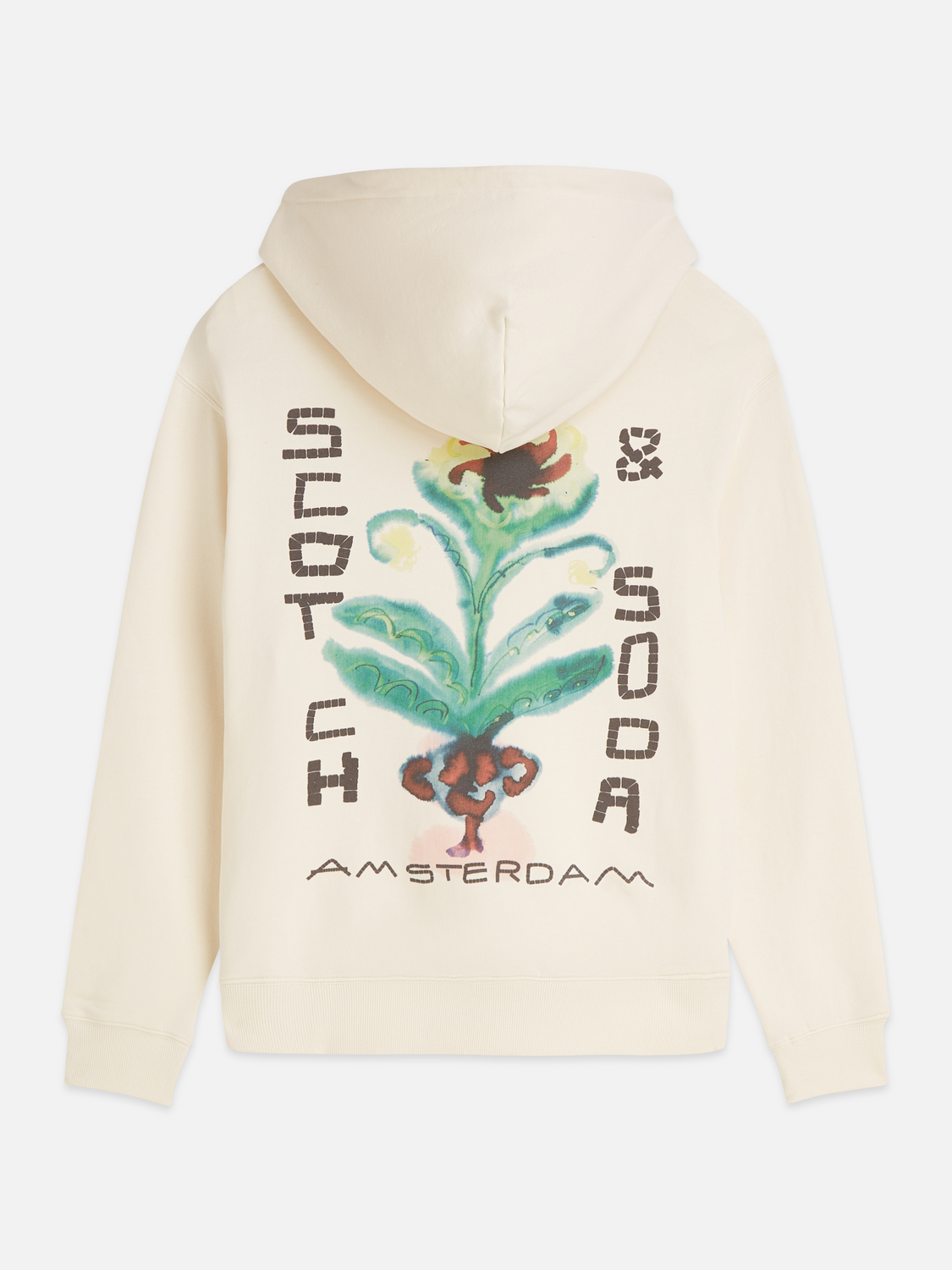 Printed Artwork Cotton Hoodie
