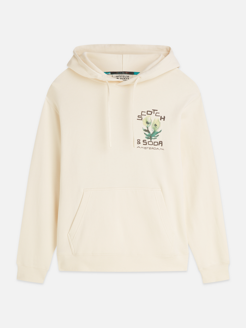 Printed Artwork Cotton Hoodie