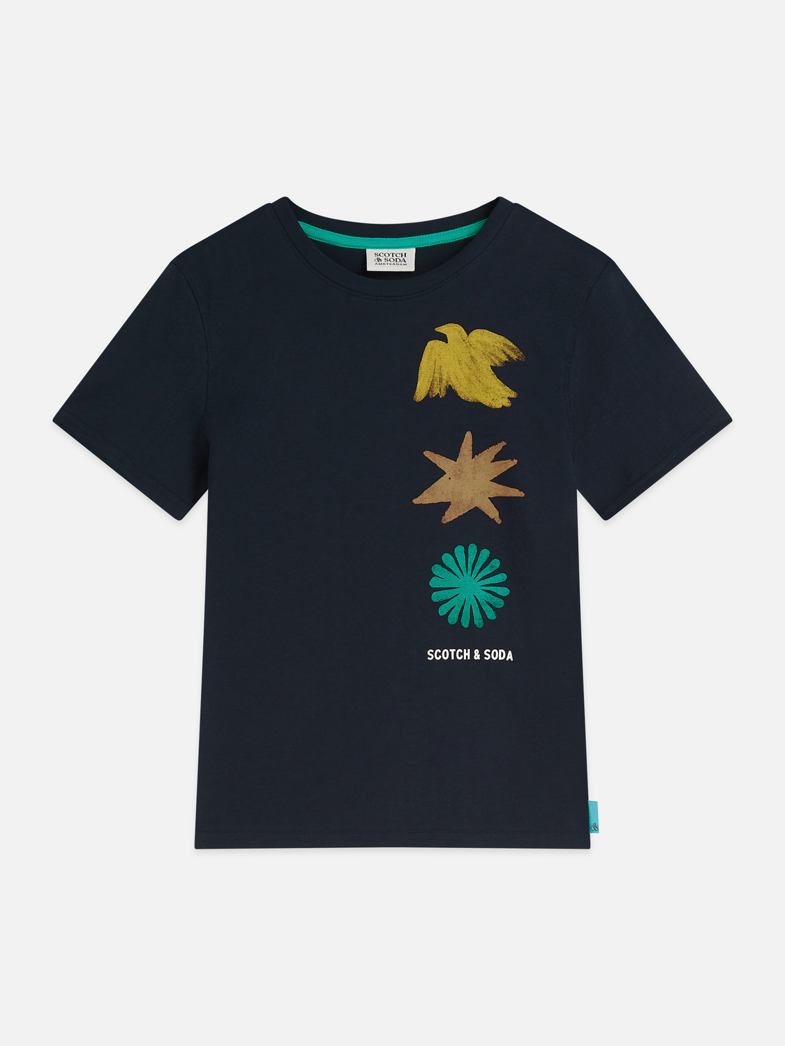 Boys Printed Artwork Organic Cotton T-Shirt