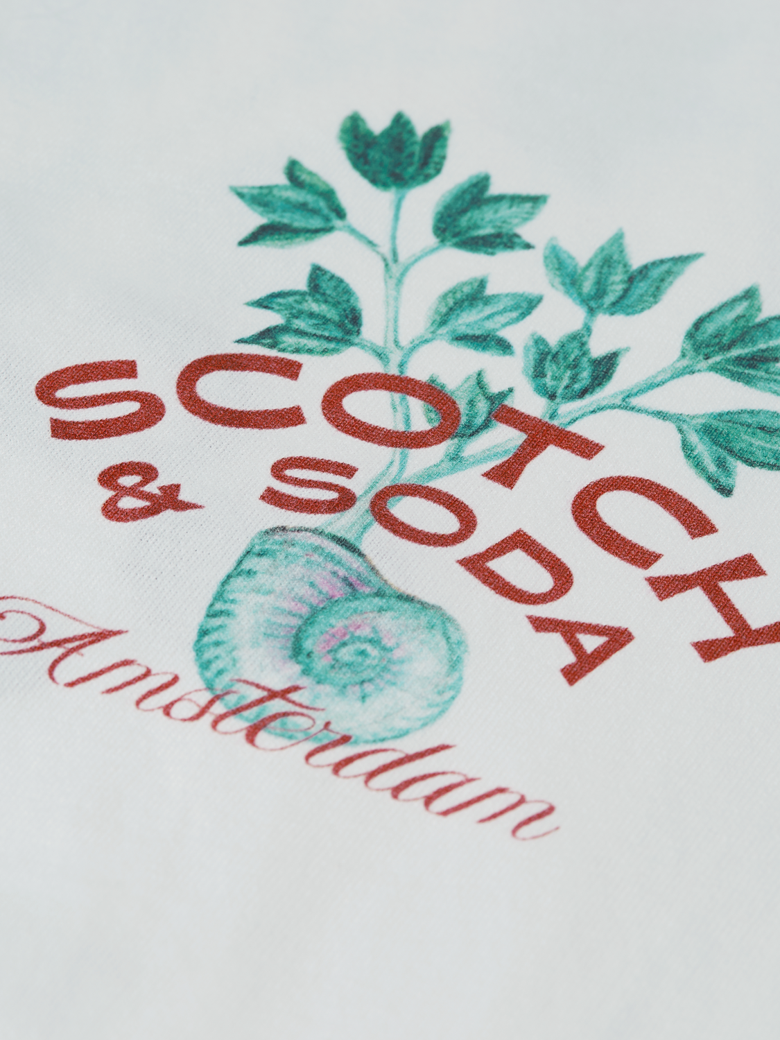Front and back artwork relaxed-fit T-shirt