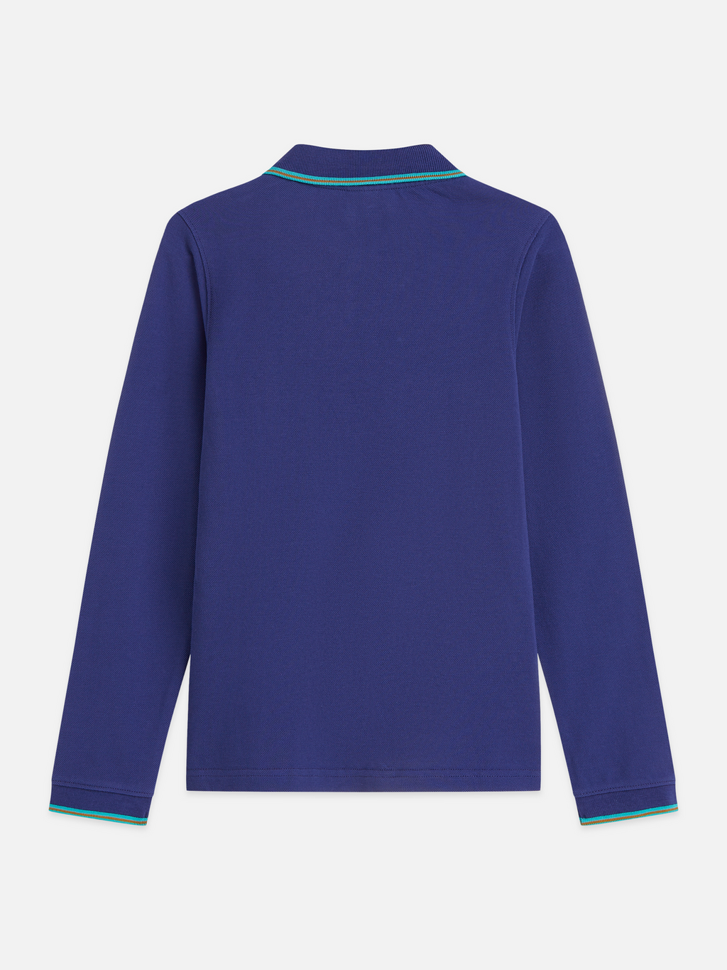 Boys Cotton Piqué Long-Sleeve Polo