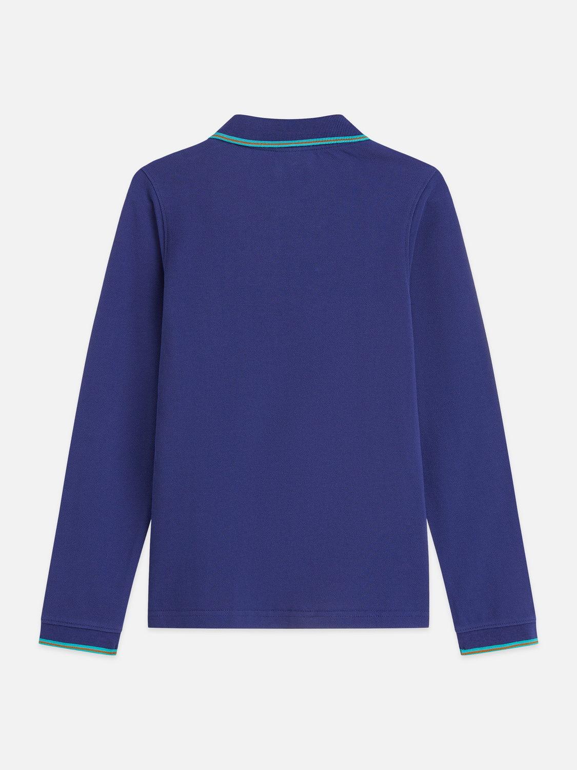 Boys Cotton Piqué Long-Sleeve Polo
