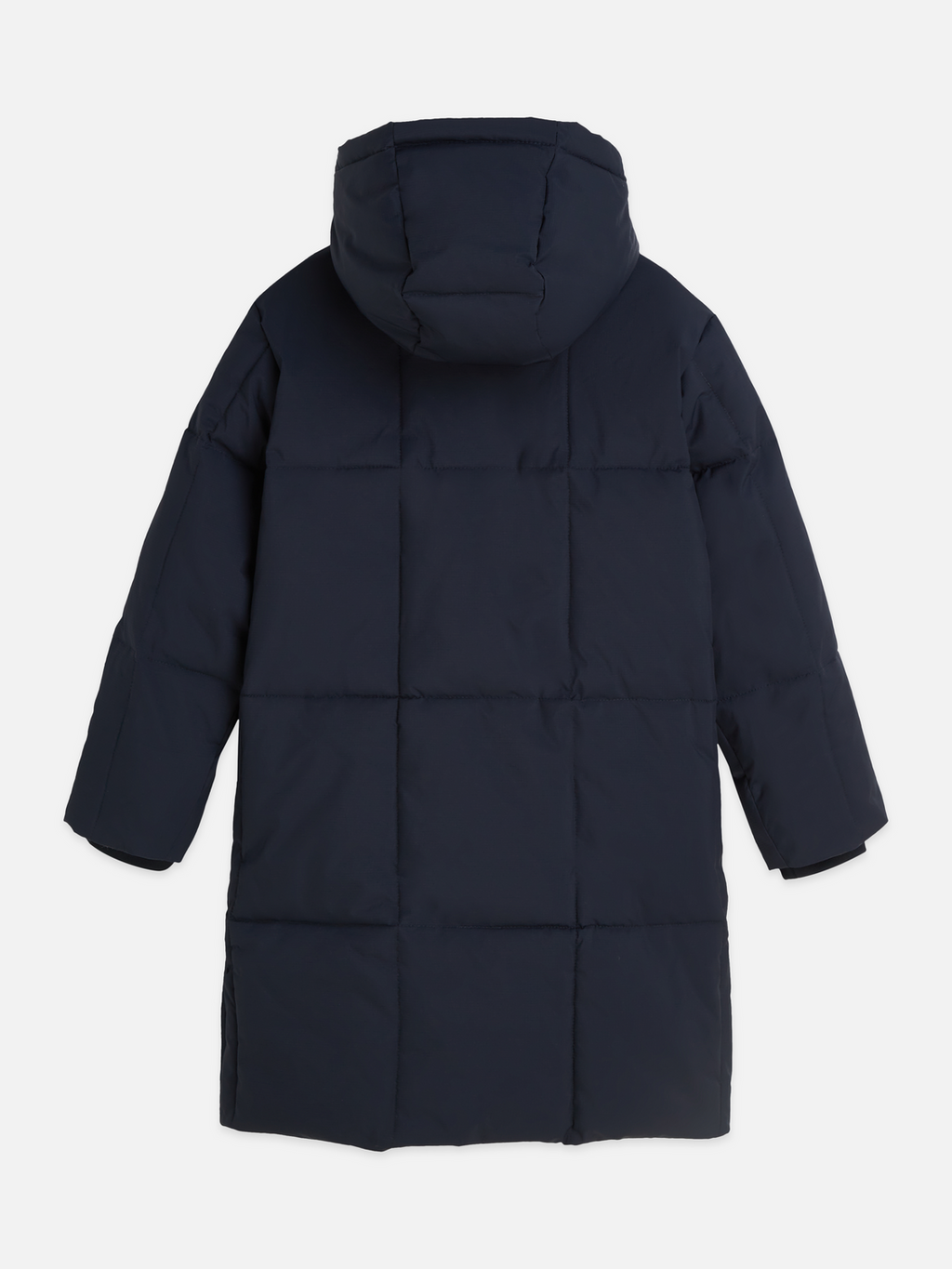 Girls Long Quilted Puffer Jacket