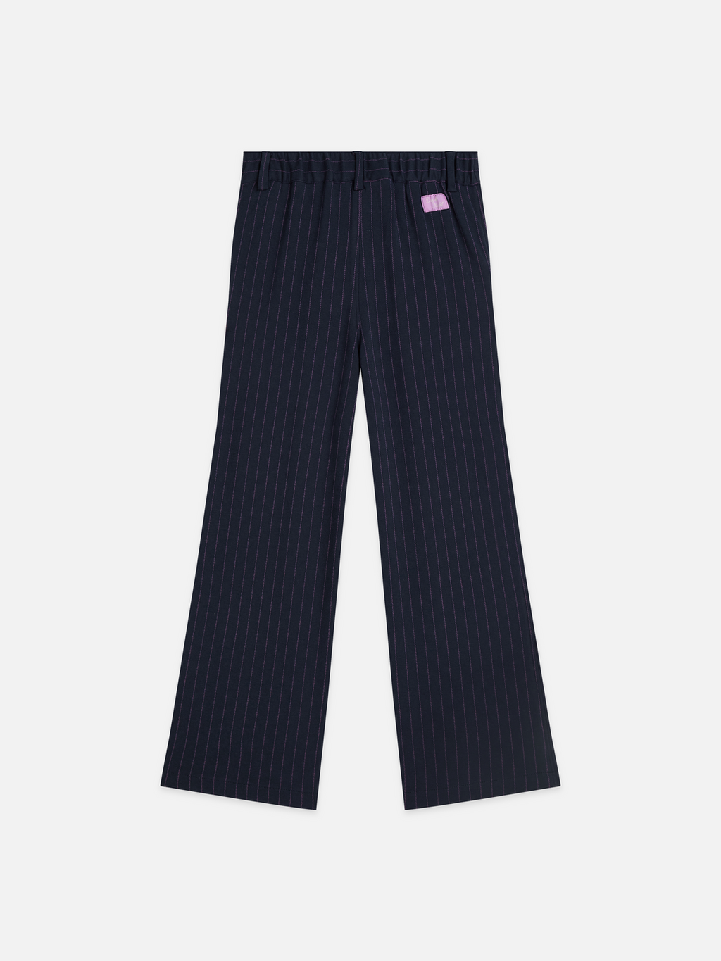 Girls Cotton-Blend Stretch Wide-Leg Pant
