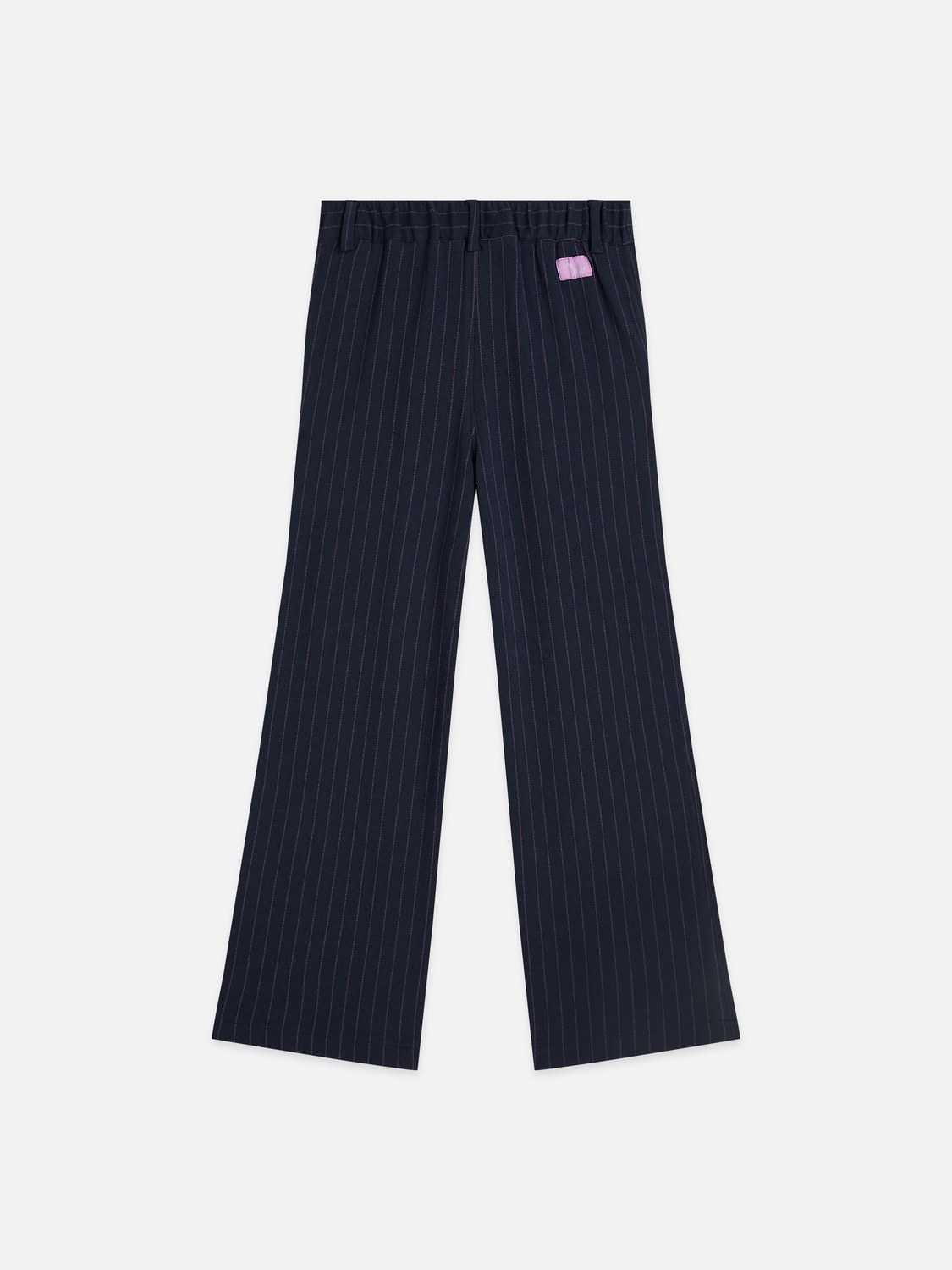 Girls Cotton-Blend Stretch Wide-Leg Pant