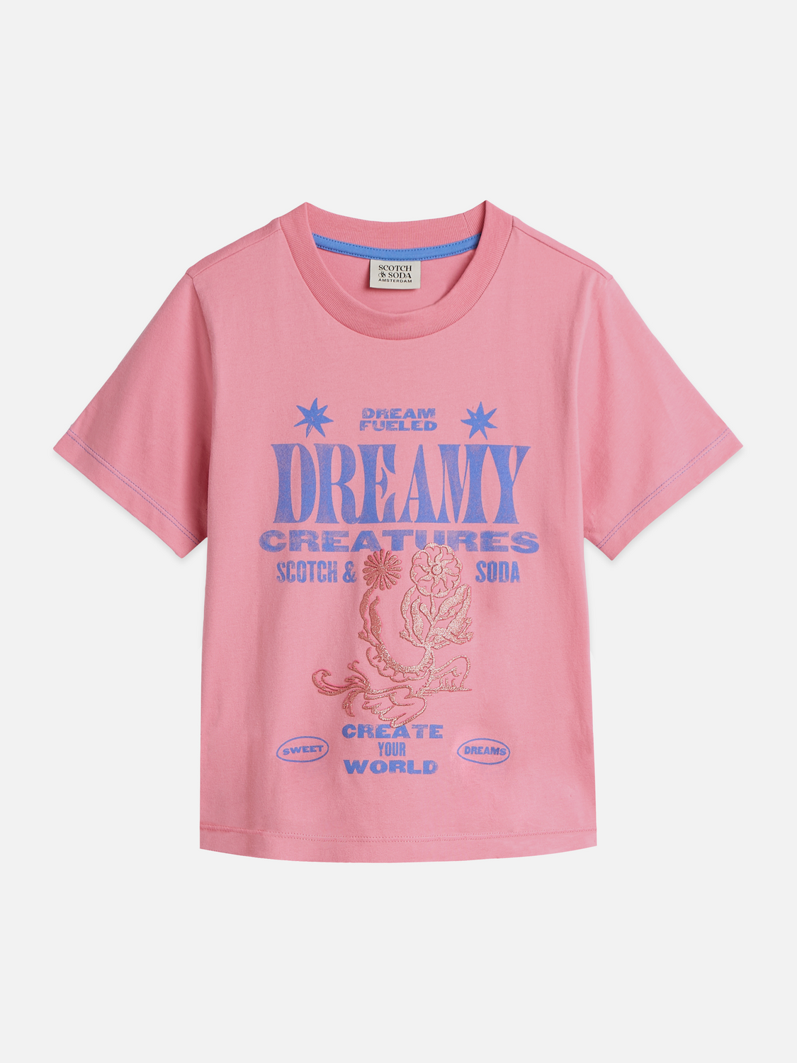 artwork relaxed knotted T-shirt