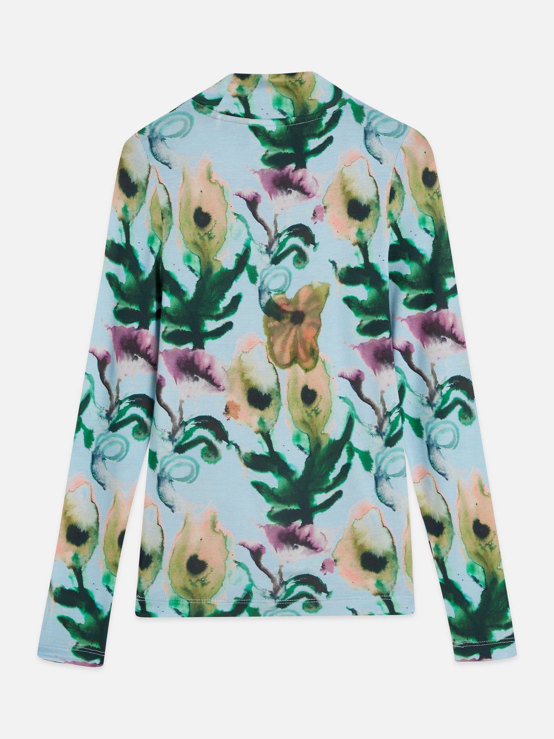 Girls Printed Stretch Viscose Slim T-Shirt